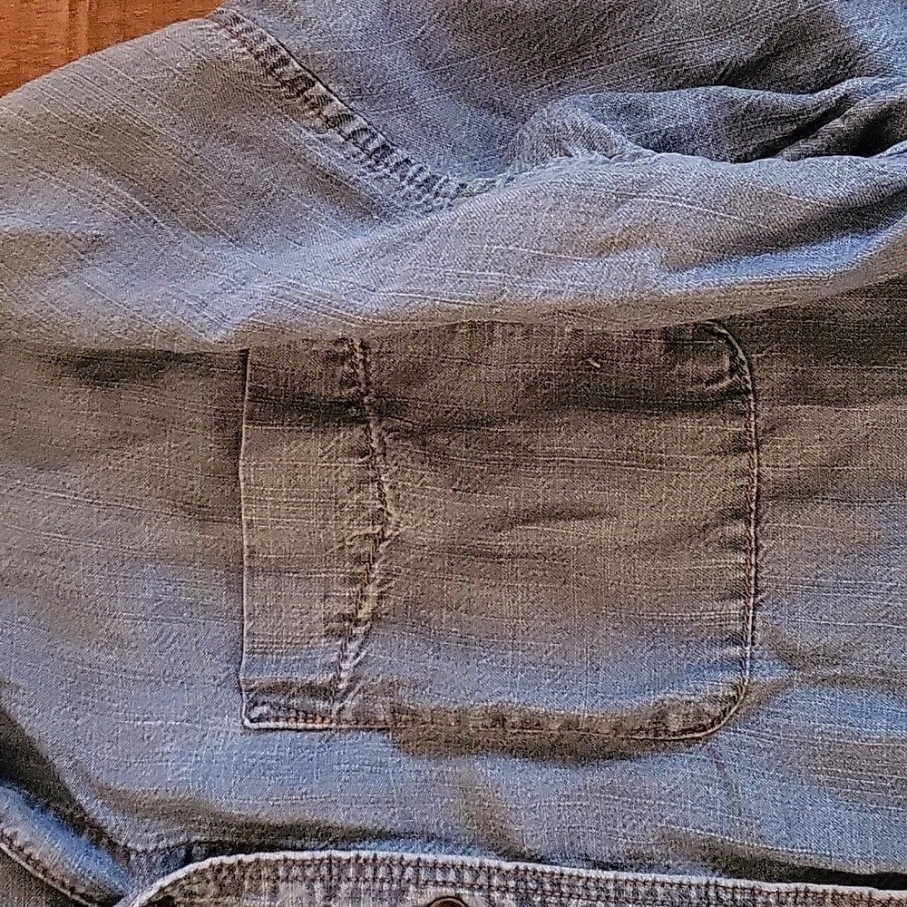 Button up blue jacket - Picture 4 of 4